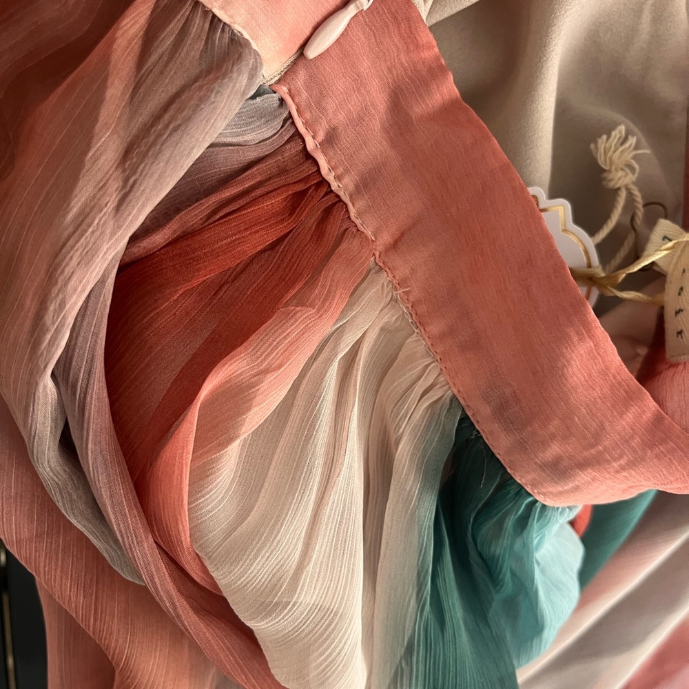 Sheer and colorfull maxi skirt - Picture 10 of 13